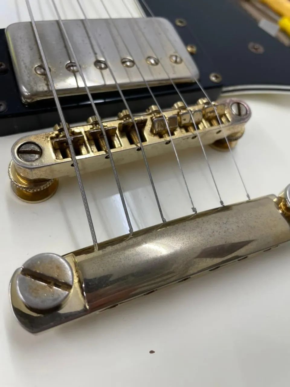 Epiphone Les Paul Custom Korea - 2000 - Alpine White - Foto 3