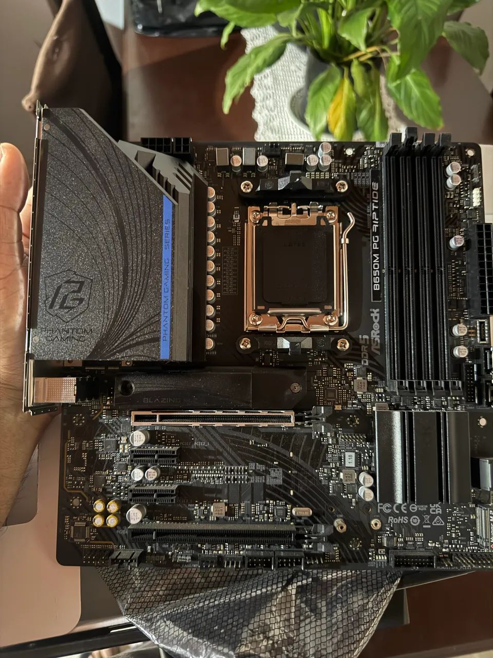 PLACA MÃE ASROCK B650M RIPTIDE AM5 - Foto 3