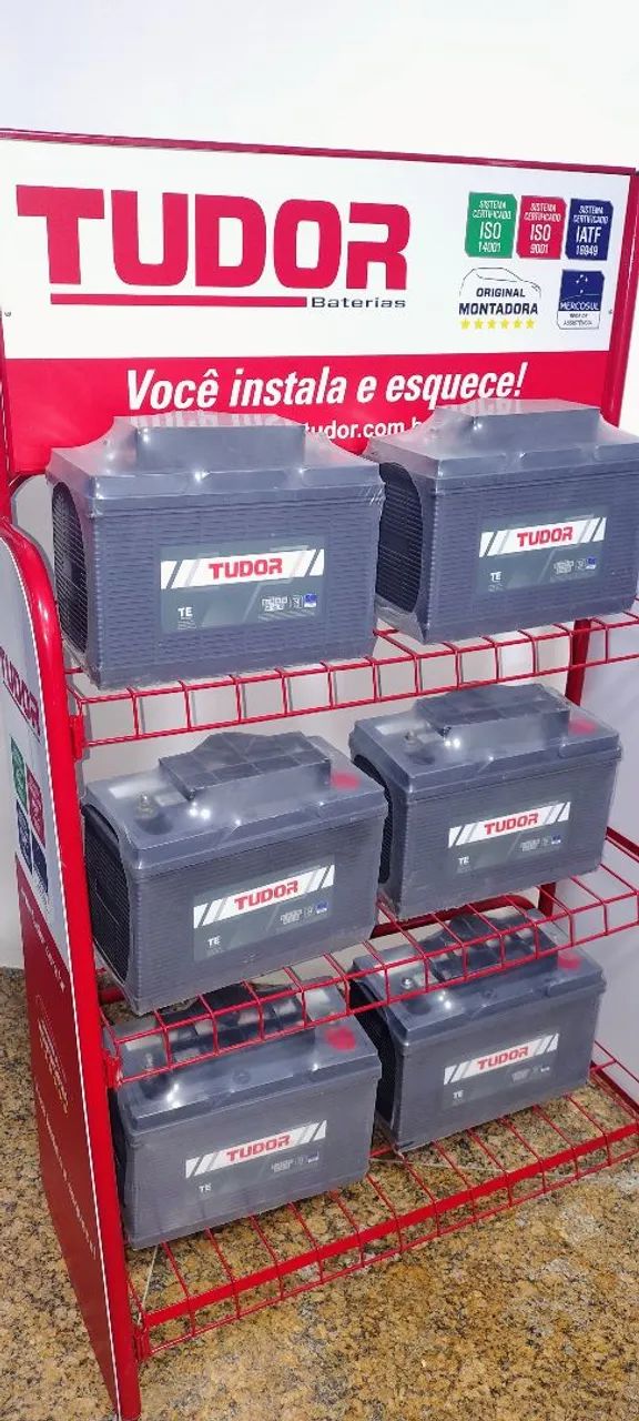 Bateria estacionaria 12v 86Ah modelo 12TE86 Marca Tudor 
