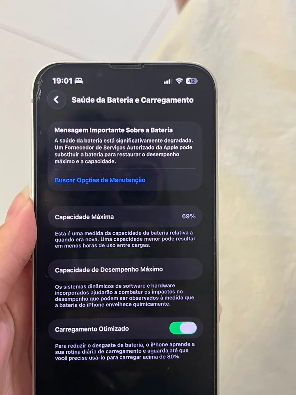 iPhone 13 128GB Branco | Original | Face ID OK | Leia a descrição - Foto 4