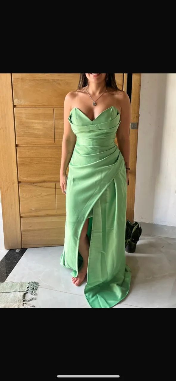 Vestido verde menta / madrinha  - Foto 4