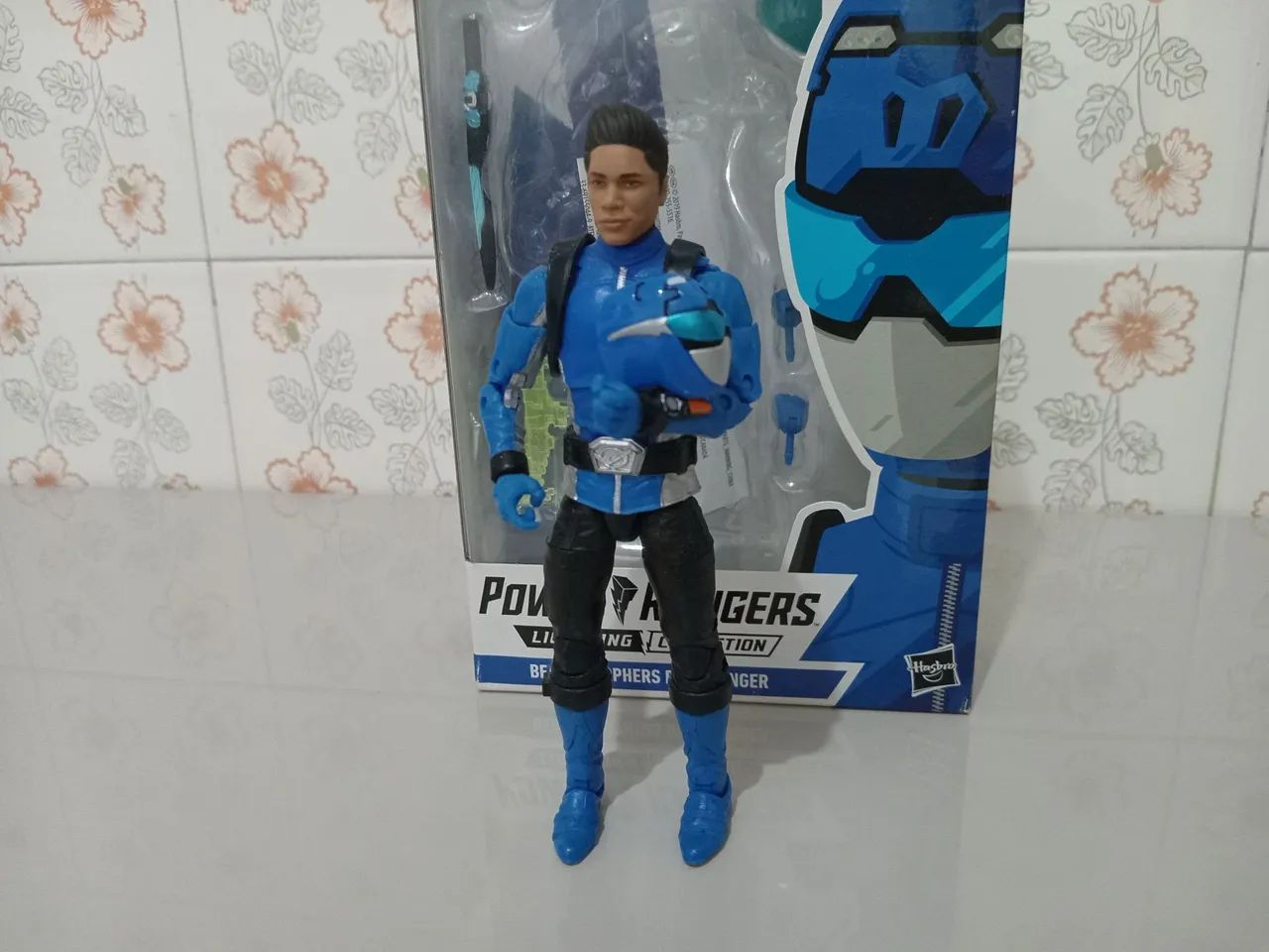 Power Rangers Morfagem Feroz Lightning Collection Blue Ranger