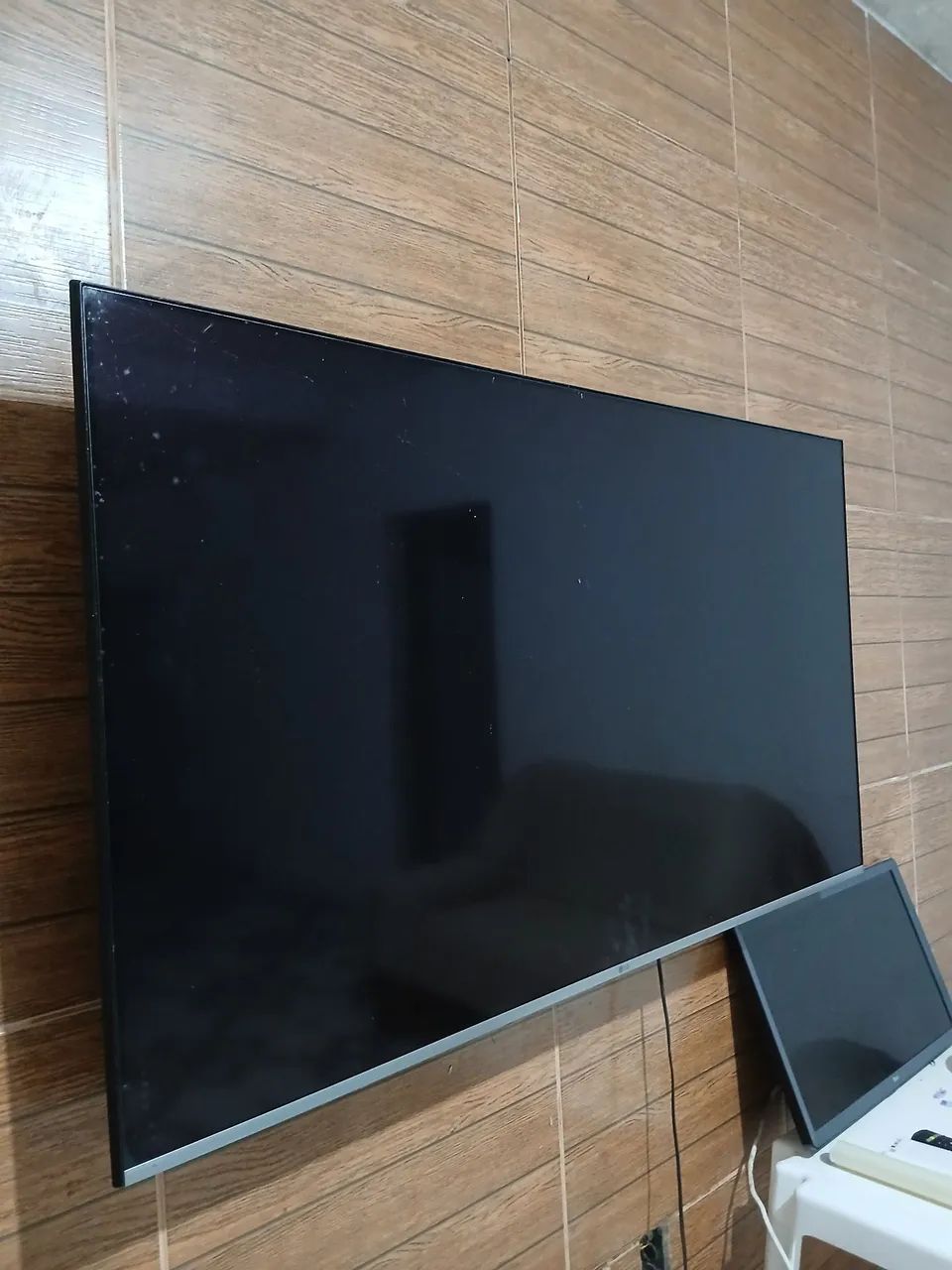 TV 55" 4K LG sem imagem. Para uso de peças.