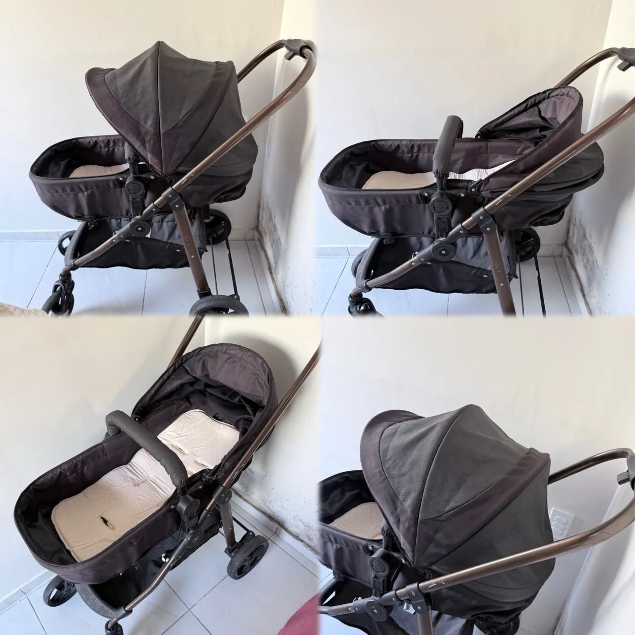 Carrinho de bebê Galzerano Moisés