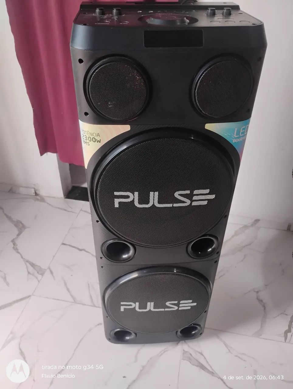 Vendo caixa de som Pulse 