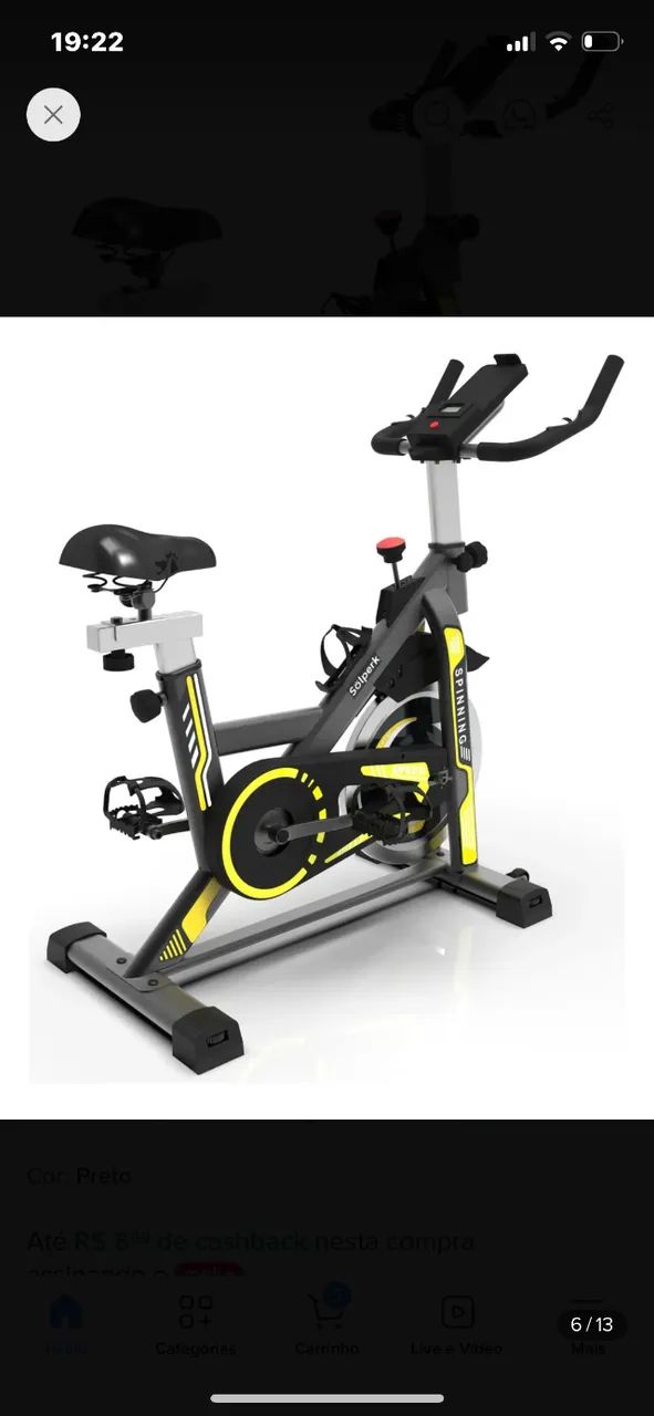 Bicicleta ergométrica 