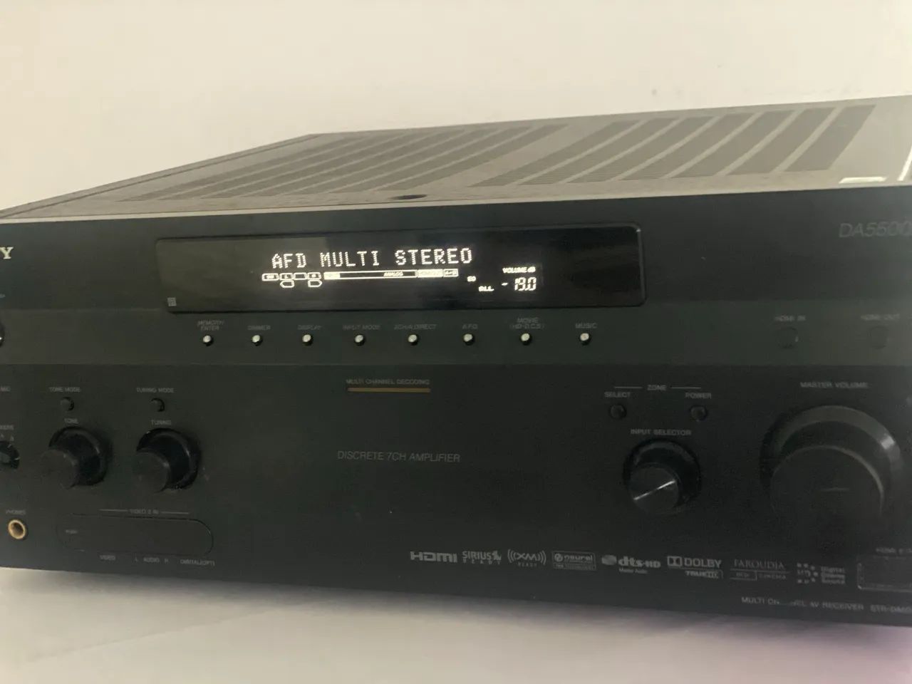 Receiver Sony  STR  DA 5500 ES