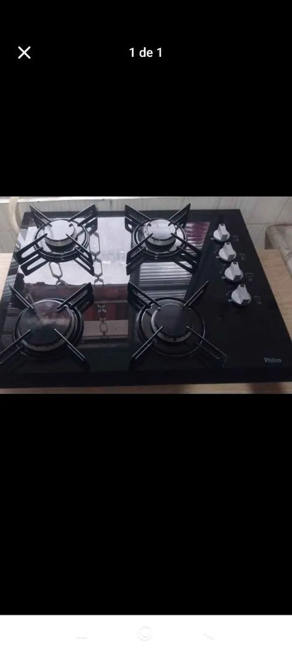 Cooktop 4 bocas 