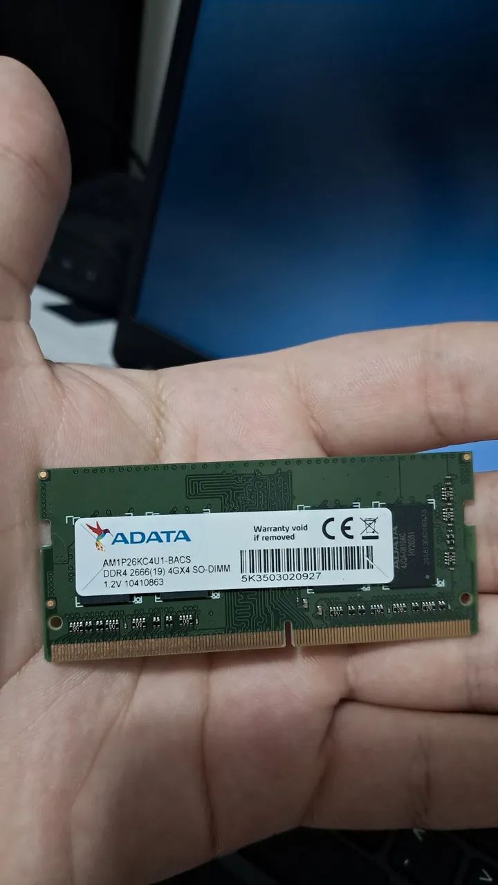 MEMORIA RAM NOTEBOOK 4GB DDR4 2666MHZ - Foto 2
