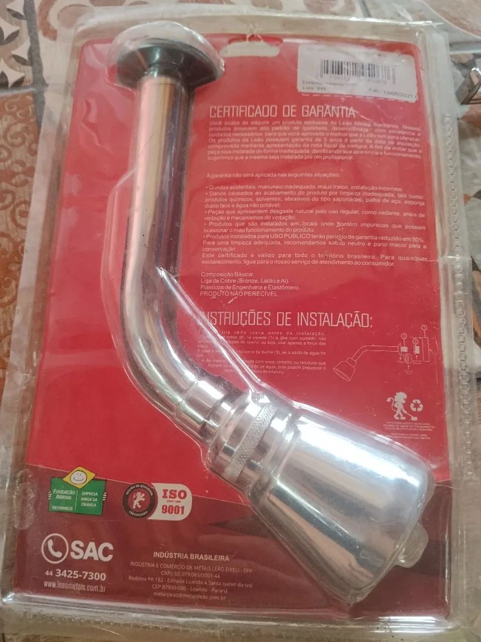 Ducha articulada metal  - Foto 2
