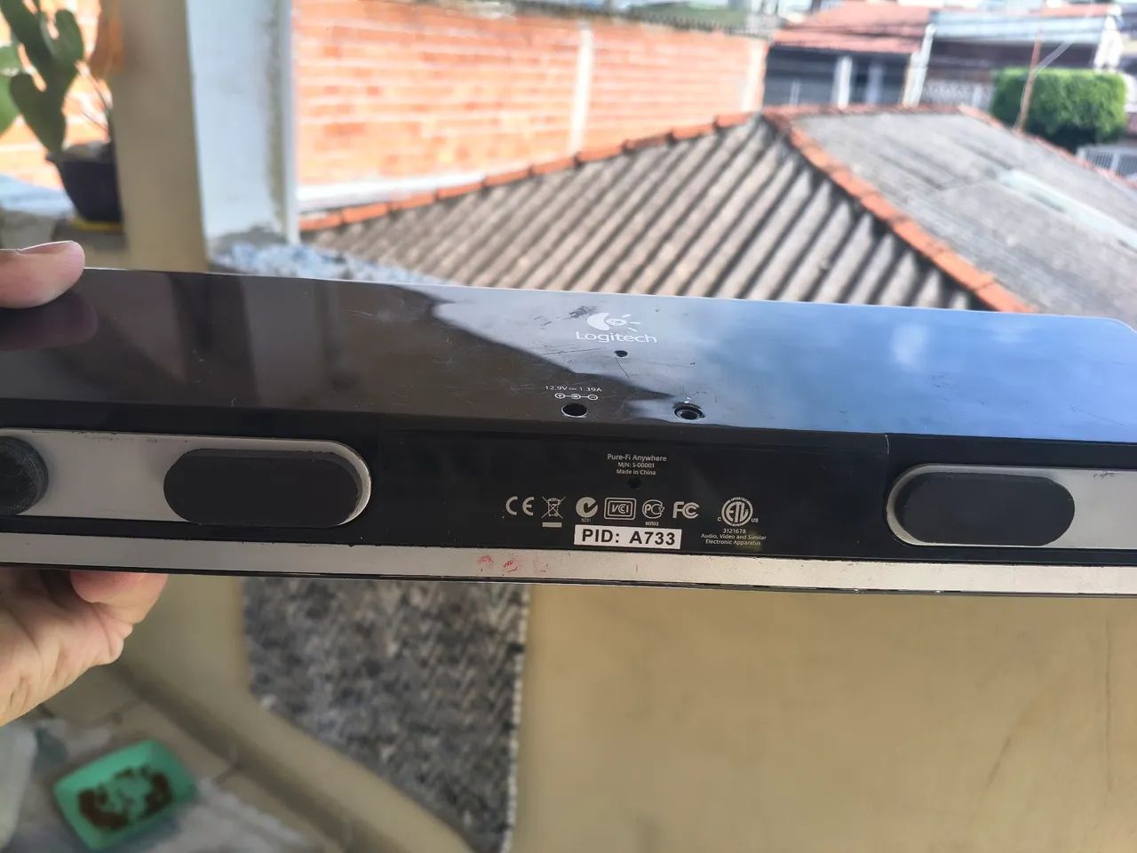 Caixa de som Logitech pure-fi anywhere funcionando perfeitamente - Foto 2