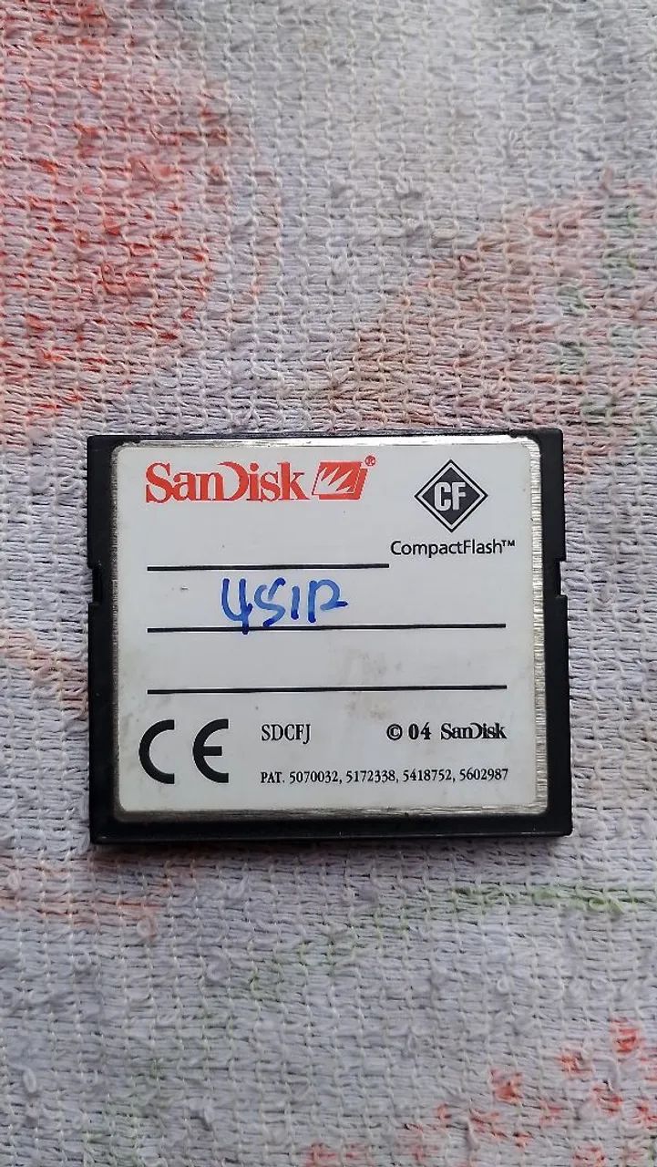 Compact Flash SanDisk 512MB/oportunidade  - Foto 3