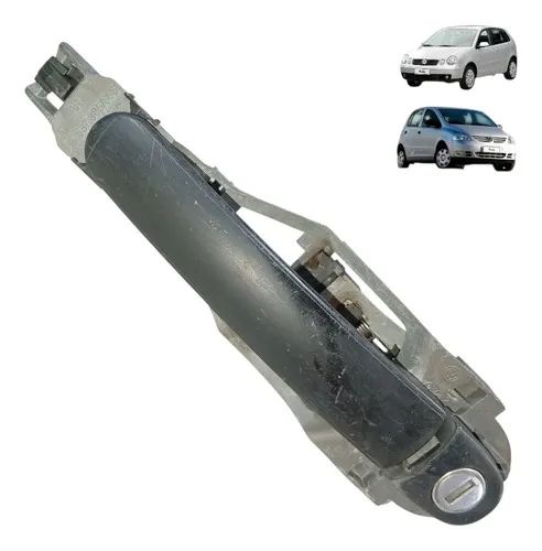 Macaneta Externa Esquerda Fox Polo Vw 2003 2004 2009 2010 Preto