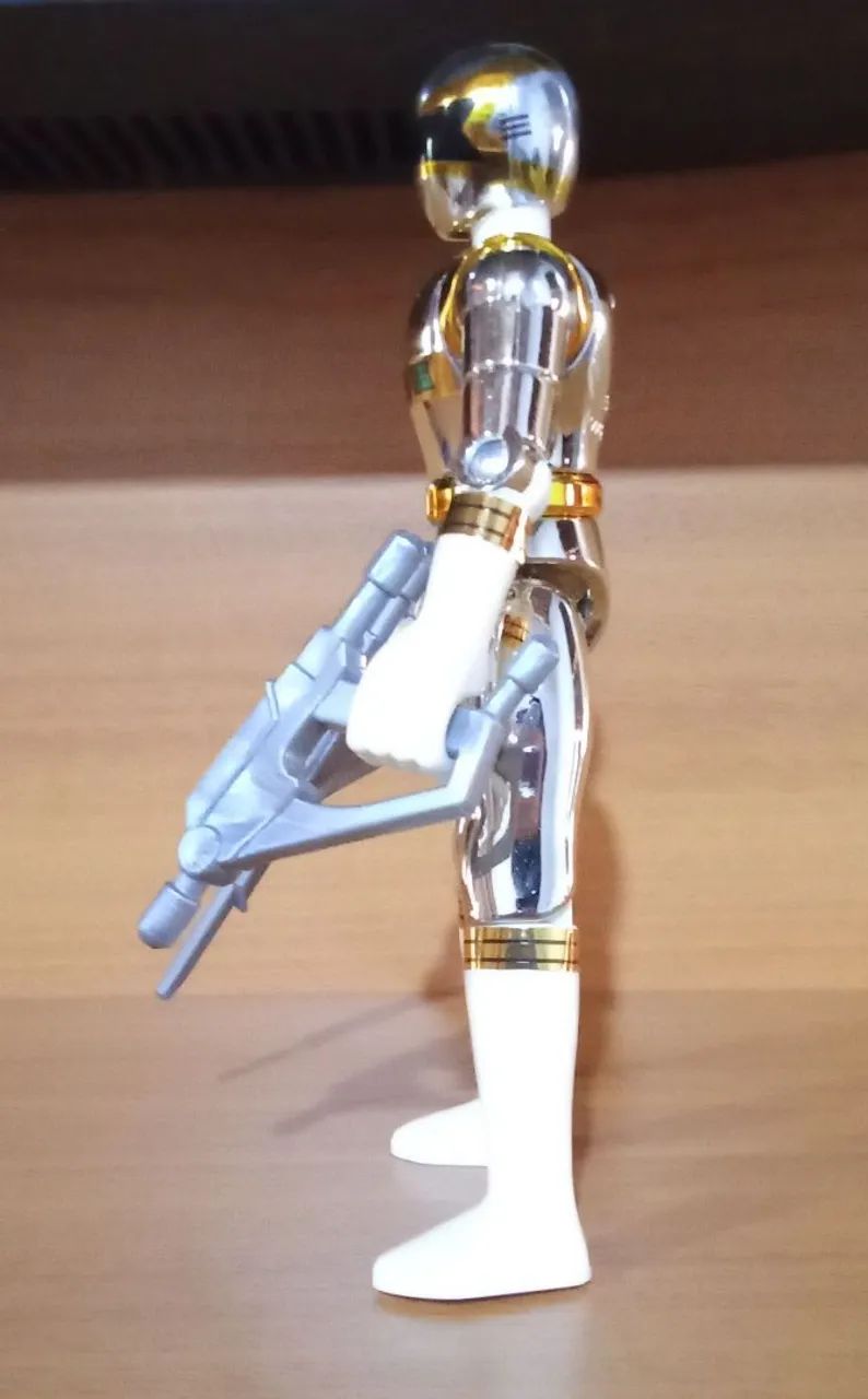 Power Ranger Prata Bandai - VALOR MÍNIMO, PEDIDOS DE DESCONTO SERÃO BLOQUEADOS!!! - Foto 4