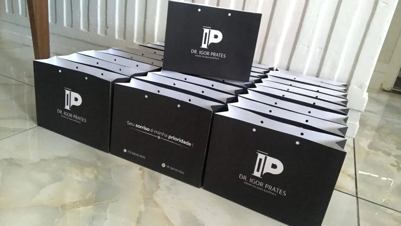 Sacola Personalizada Com Sua Logomarca - Foto 2