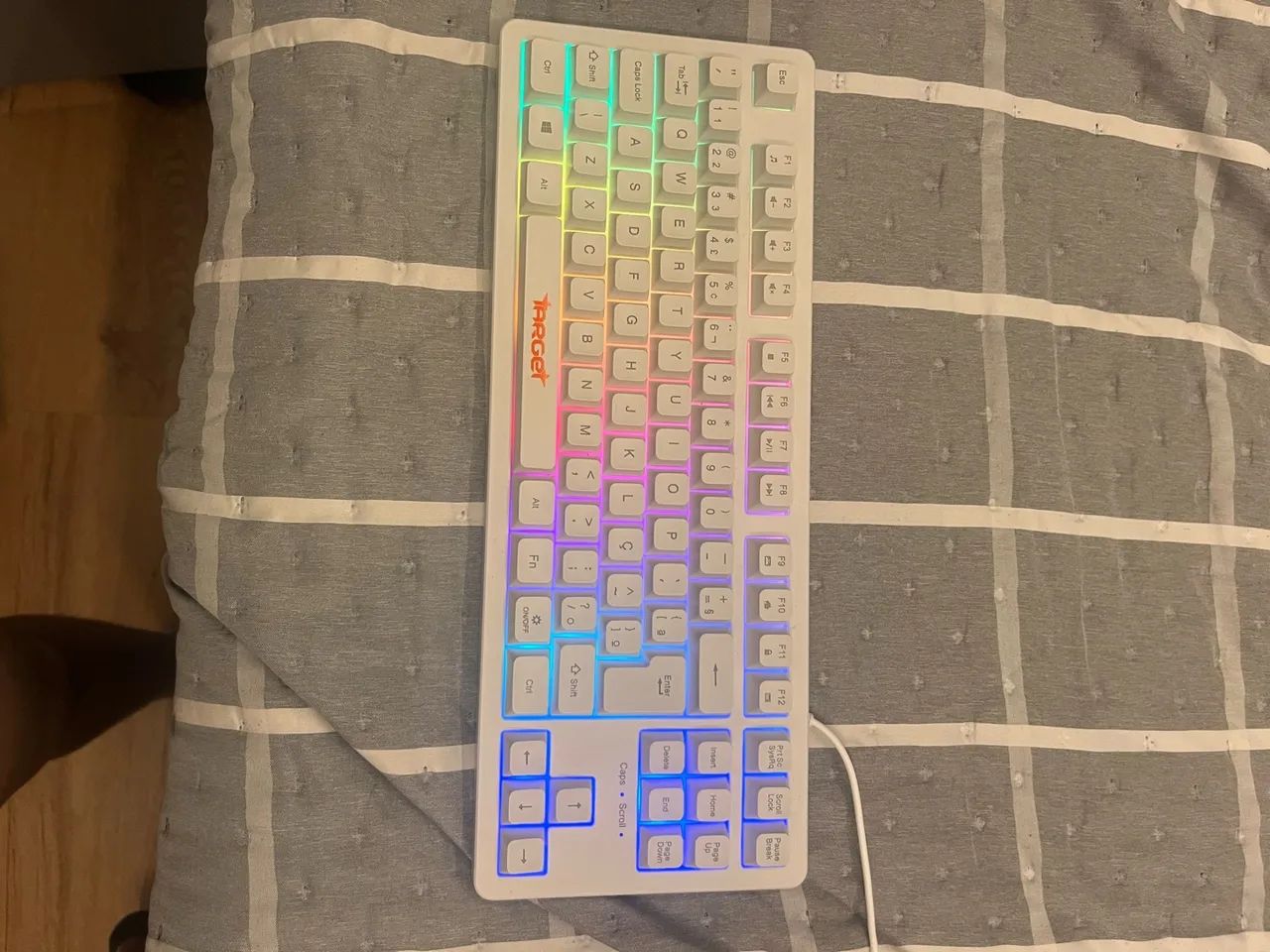 Teclado gamer target com leds  - Foto 3