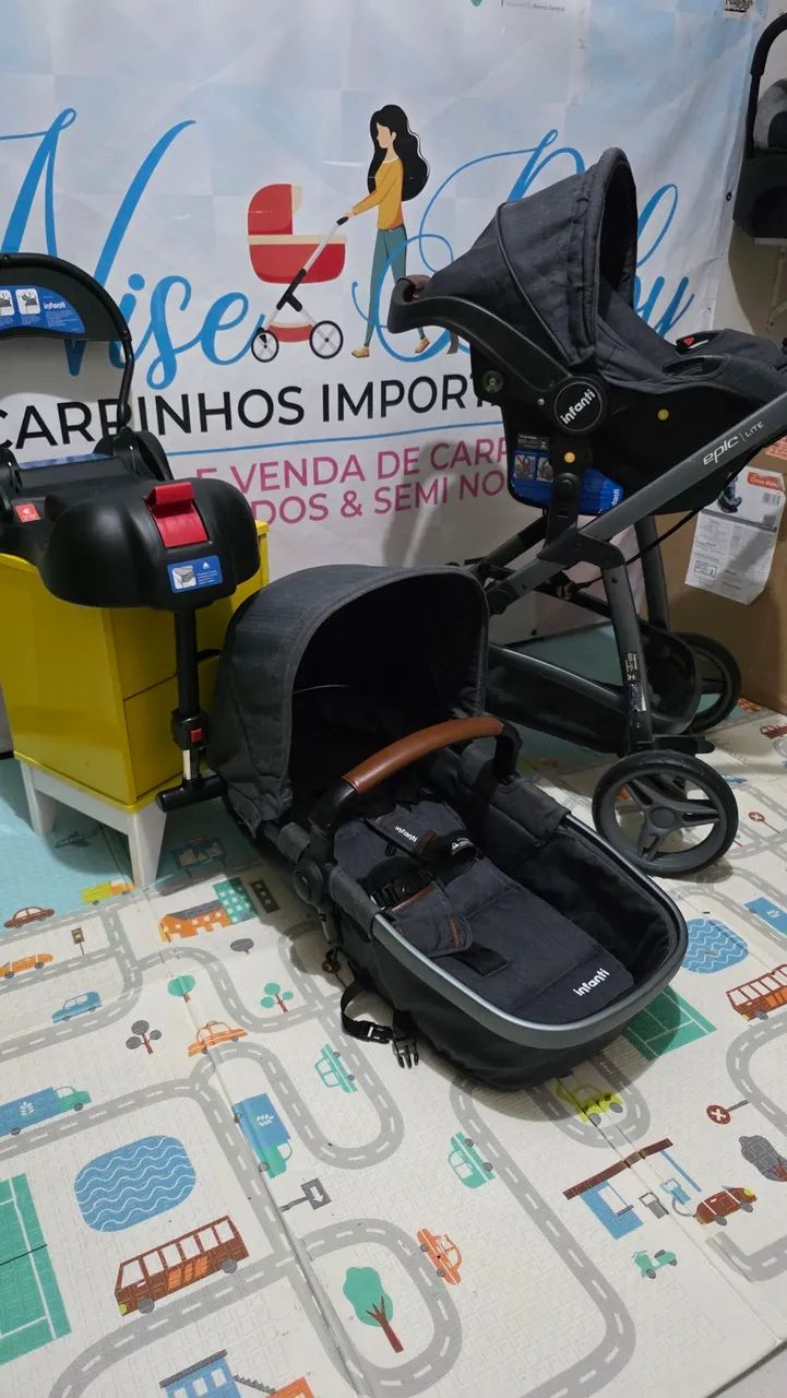 Carrinho Moisés 4 em 1 Exclusivo 