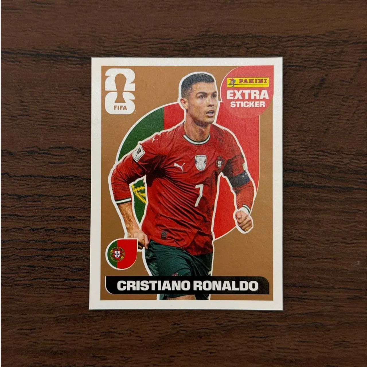 Figurinhas Extra Stickers (Legends) do Cristiano Ronaldo, CR7