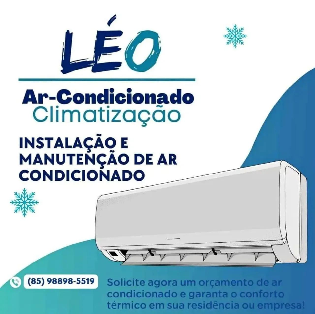 Instalação e manutenção de ar condicionado 