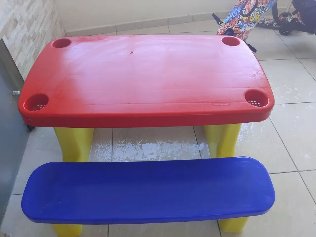 Mesa Infantil Escolar e Lanches e Atividades