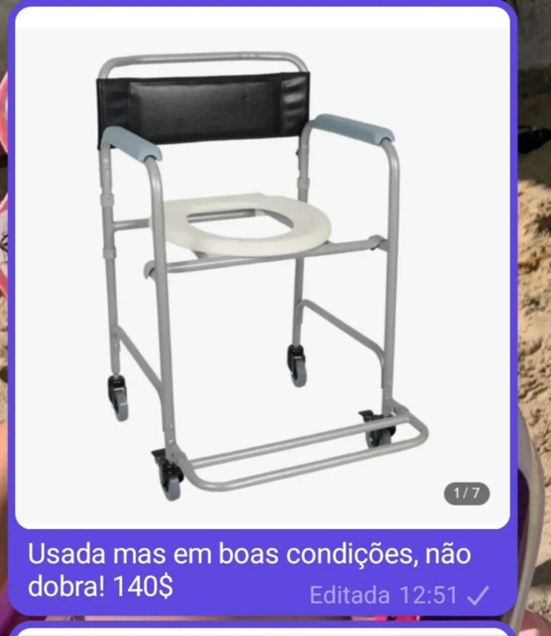 Cadeira de banho 