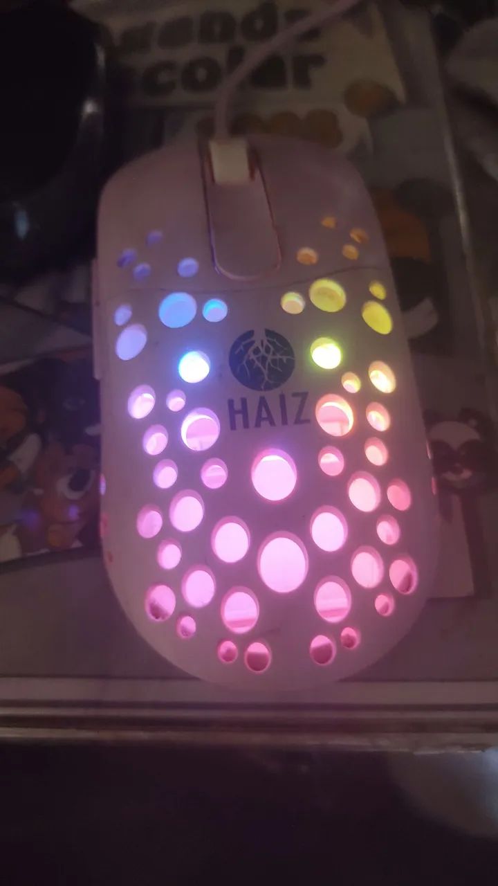 Teclado e mouse (Led)gamer(pink) - Foto 5