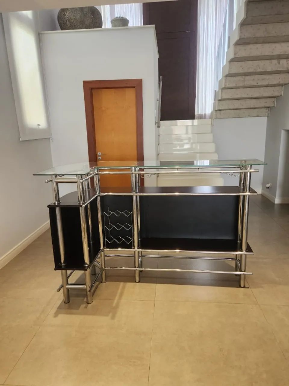 Barzinho de couro e metal - Foto 5