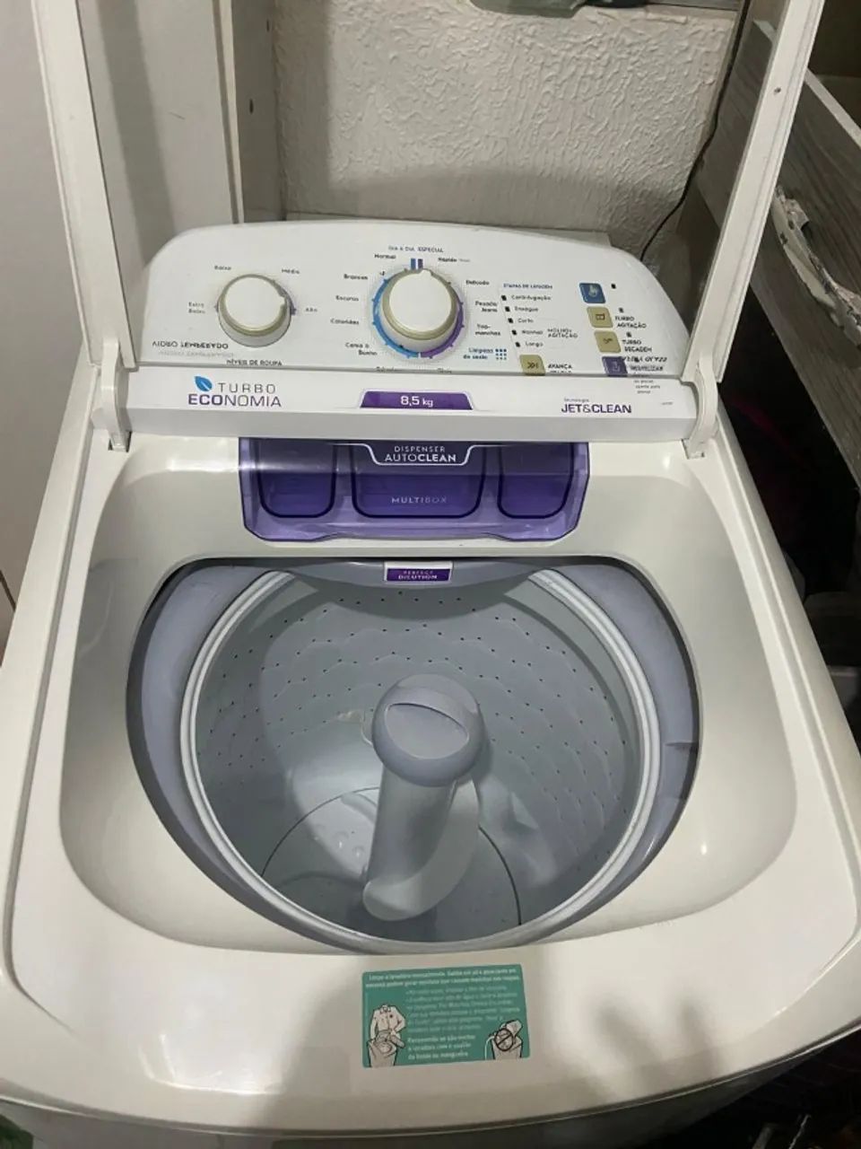 MAQUINA DE LAVAR ELETROLUX 8,5 KG - SEMI-NOVA - Foto 2