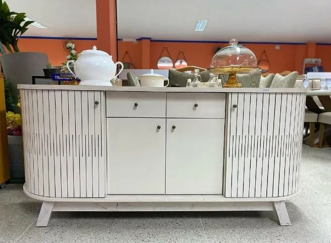 Buffet Mônaco Calacata/Off White