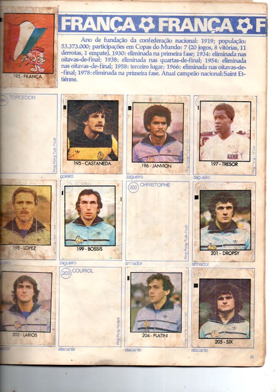Álbum Copa Do Mundo Espanha 82 ORIGINAL (incompleto) - Esportes de