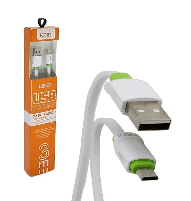 Cabo Micro Usb V8 3M Kaidi - Foto 5