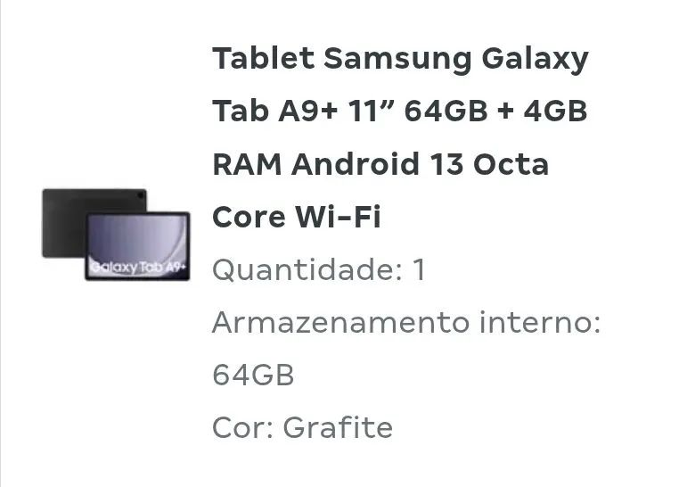 Tablet samsung A9 de 11 polegadas  - Foto 3