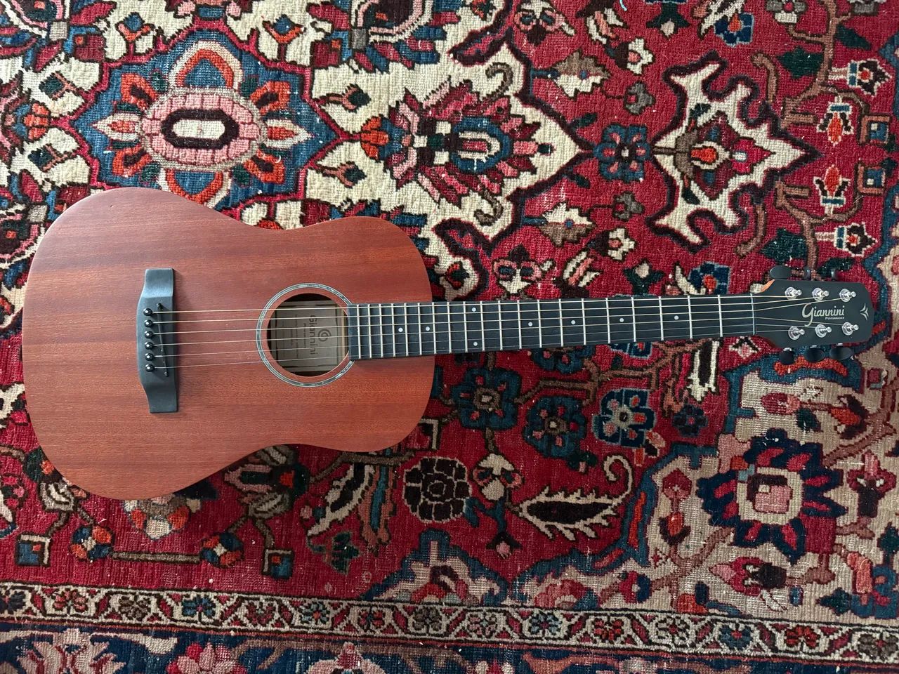 Violão elétrico aço mini Giannini - Foto 3