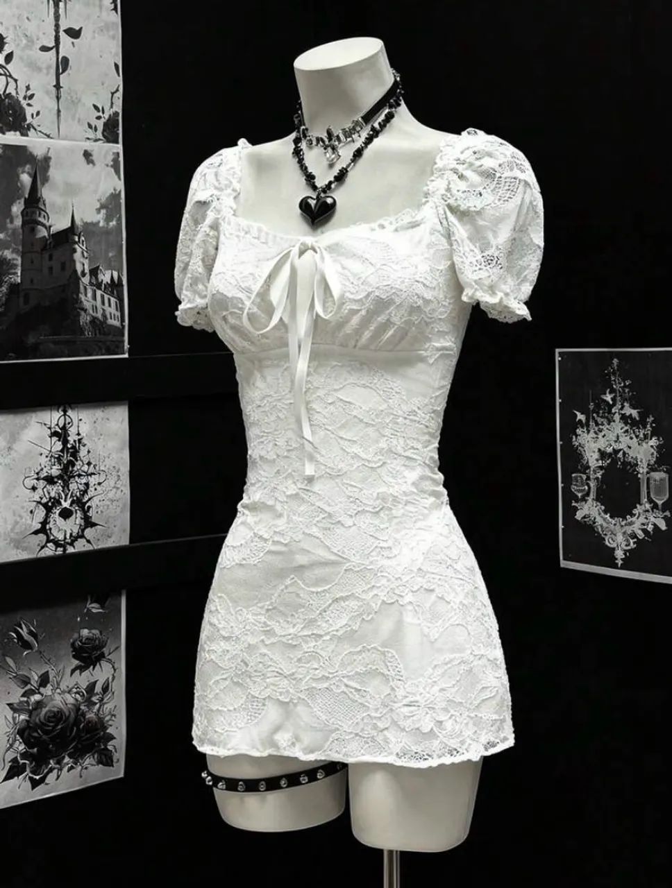 Vestido renda 