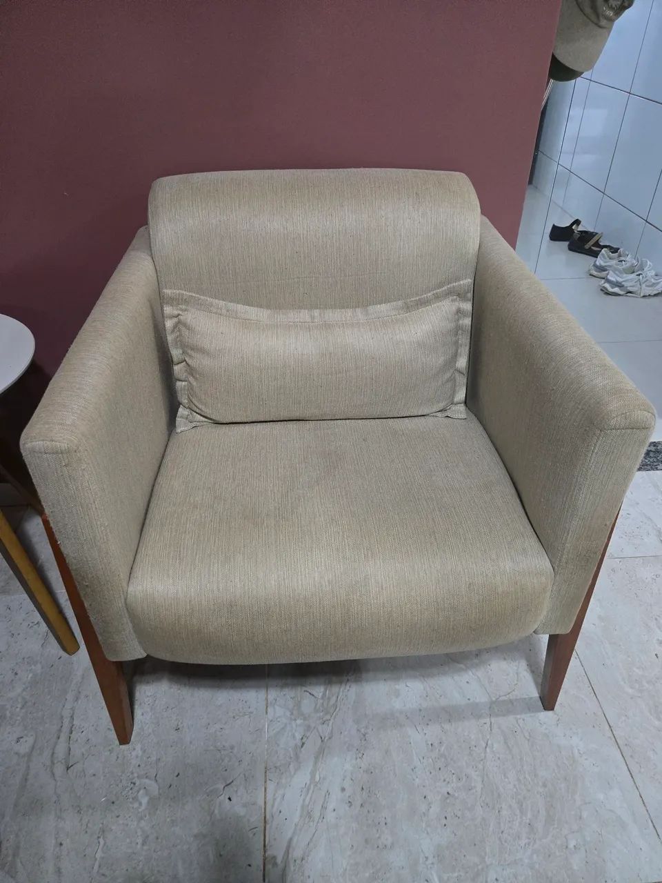 Poltrona em linho - Foto 2