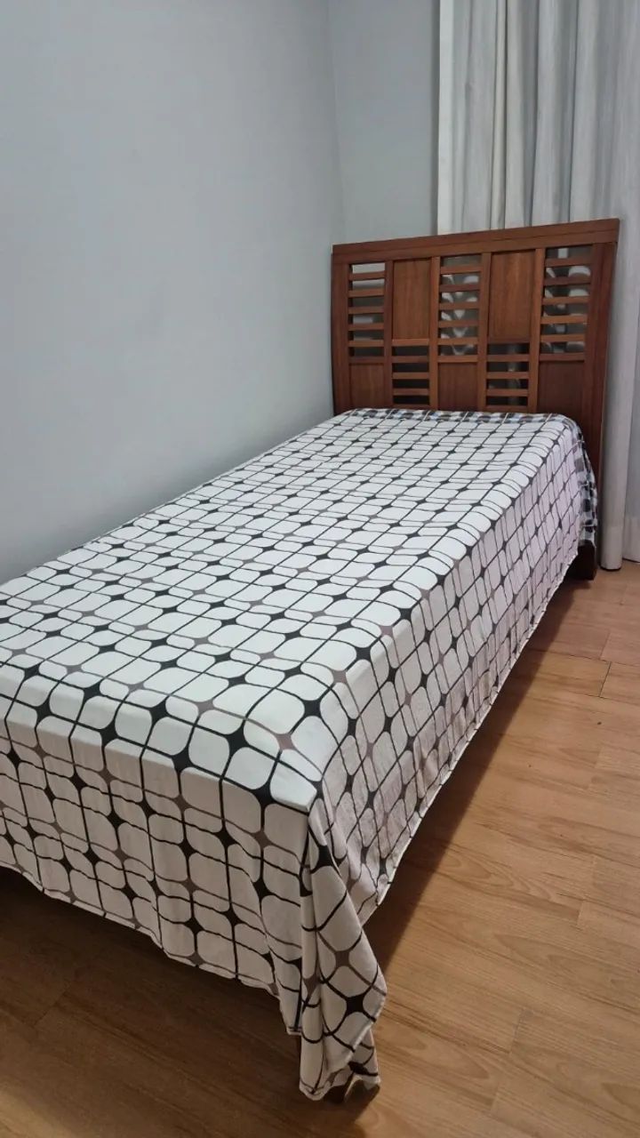 Cama de solteiro com colchão completo - Foto 3
