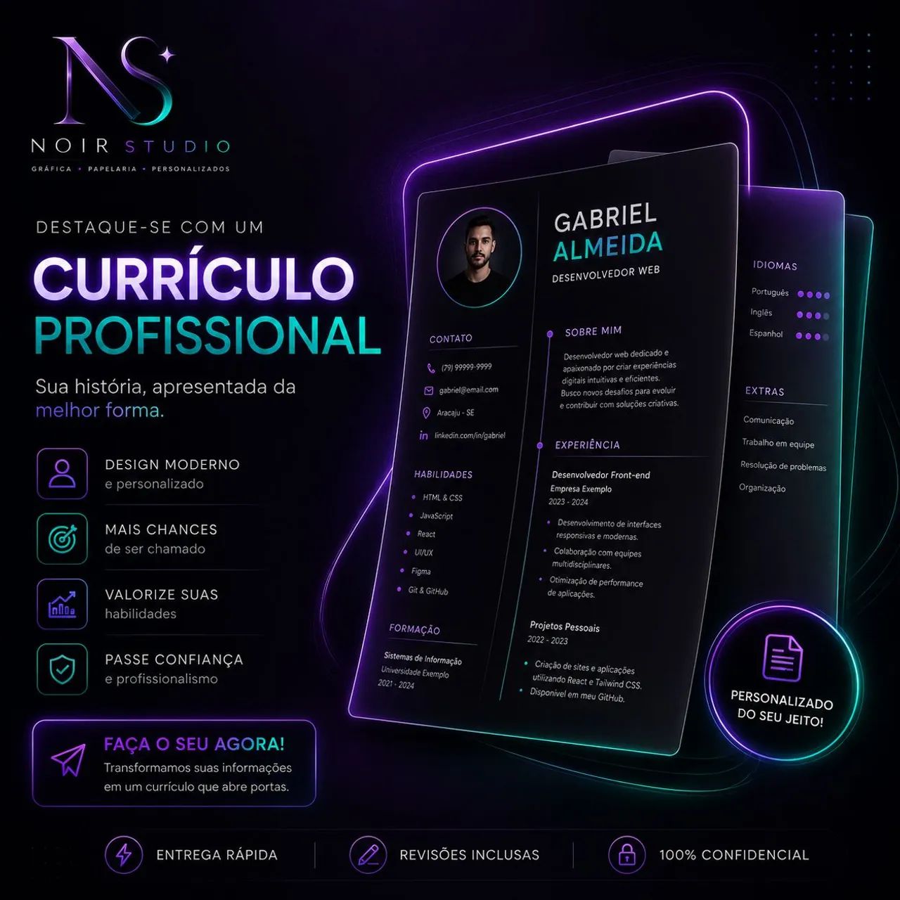 Currículo Pronto para Enviar nas Vagas