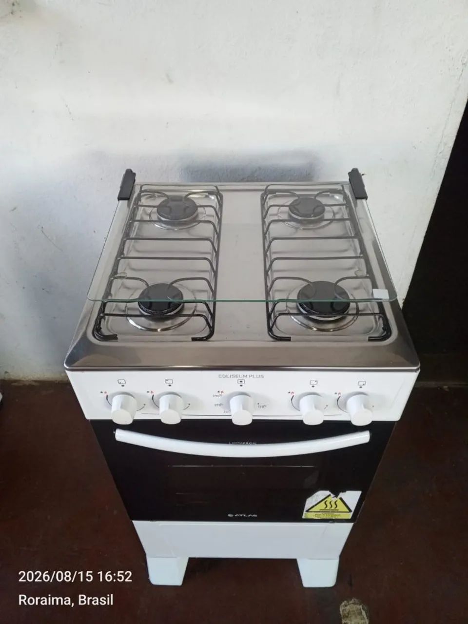 Fogão 4 bocas funcionando perfeitamente faço entrega  - Foto 5