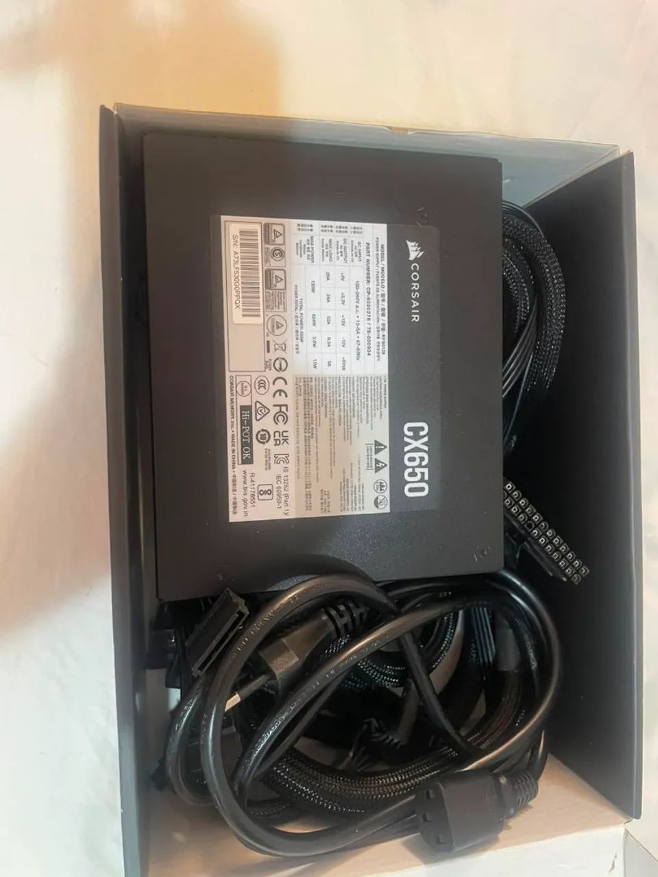 Fonte Corsair 650w, 80 plus Bronze - Foto 2