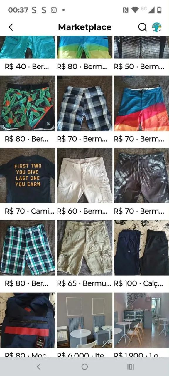 Roupas semi novas 