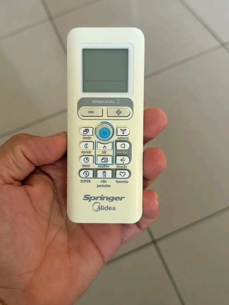 CONTROLE AR CONDICIONADO SPRINGER MIDEA  