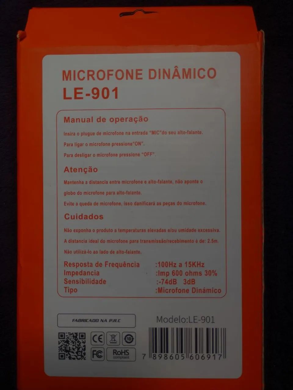 Par de microfones com fio - Foto 2