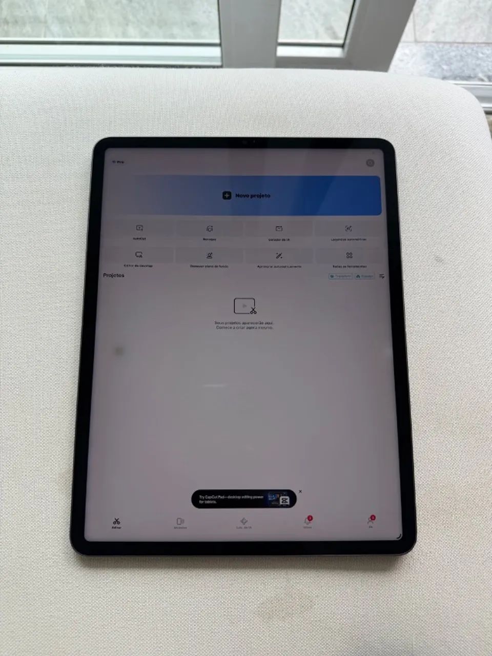 ipad pro m1 12.9 polegadas 128gb + magic keyboard - Foto 3