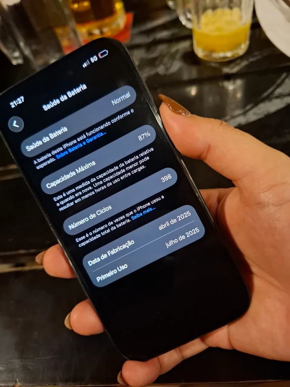 Iphone 15 87% de bateria sem defeitos. - Foto 4