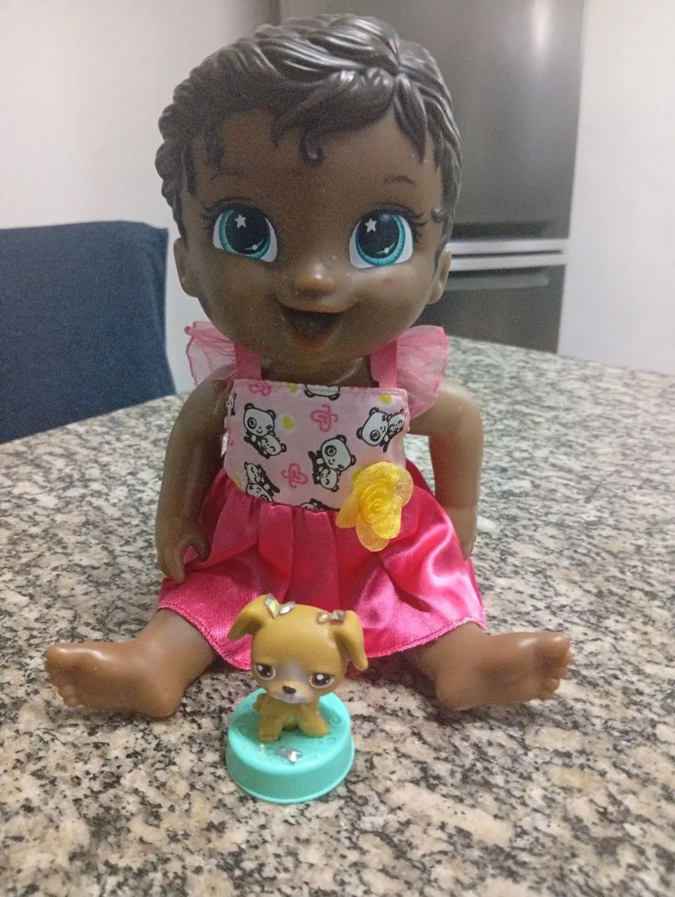 Boneca preta baby life 