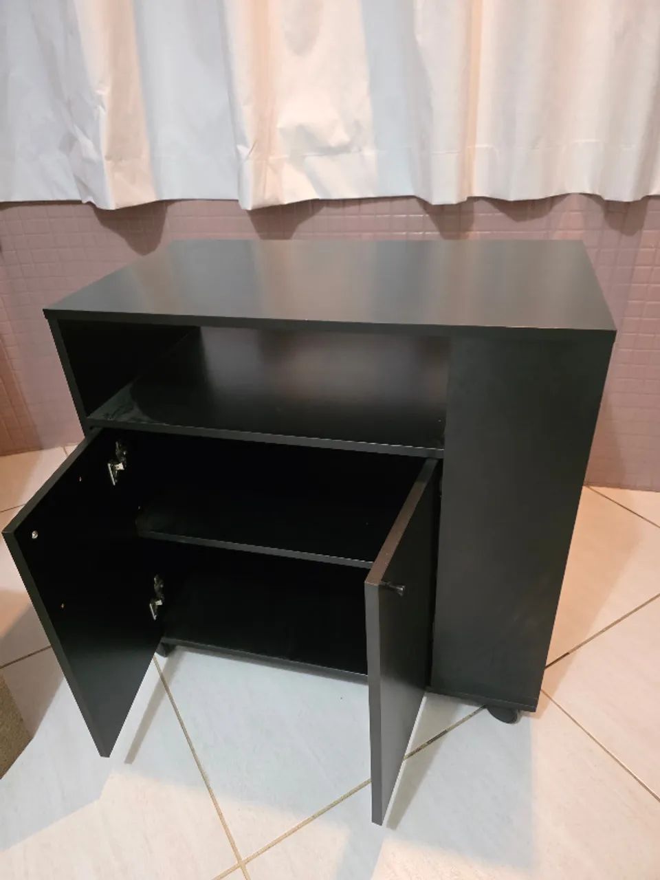Mesa cabeceira preta - Foto 2