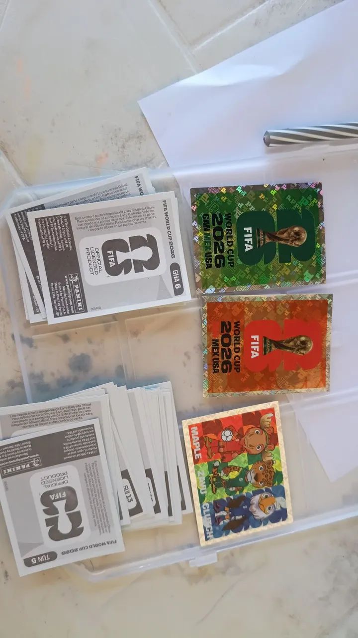 Figurinhas avulsas da copa 