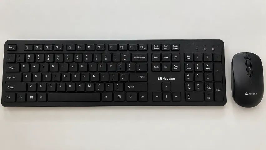 CAIXA COM 27 KIT TECLADO E MOUSE HAOQING H15 - Foto 2