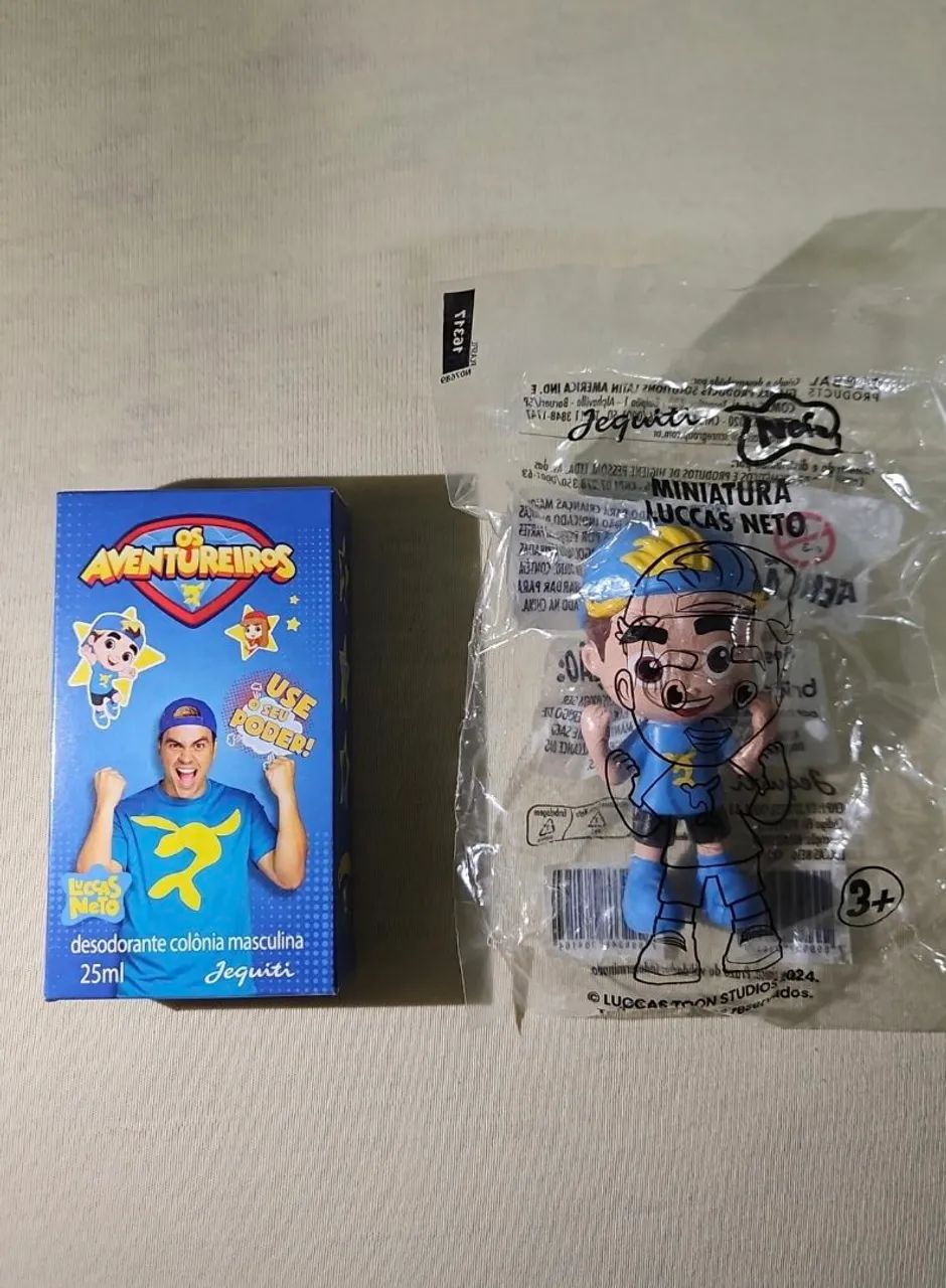 Perfume Luccas Neto Jequiti e Brinquedo Colecionável - Foto 2