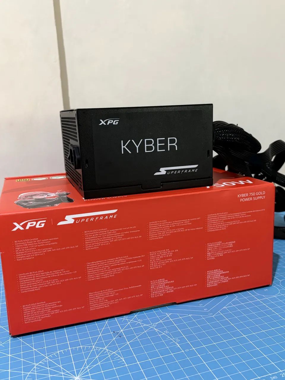 Fonte 750w XPG Kyber 80 Plus Gold Em Perfeito Estado - Foto 2